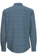 Agge Plain Shirt - Dress Blues