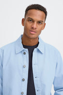 Mosi Button Jacket - Faded Denim