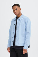 Mosi Button Jacket - Faded Denim