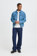 Falak Denim Jacket - Denim Light Blue