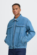Falak Denim Jacket - Denim Light Blue