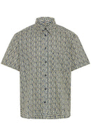 Dimy Slub Print Shirt - Salute