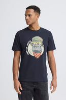 Kurt Funny Graphic T-Shirt - Salute Hippo