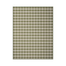 Cotton Rich Throw 140 x 180 - Block Check Green