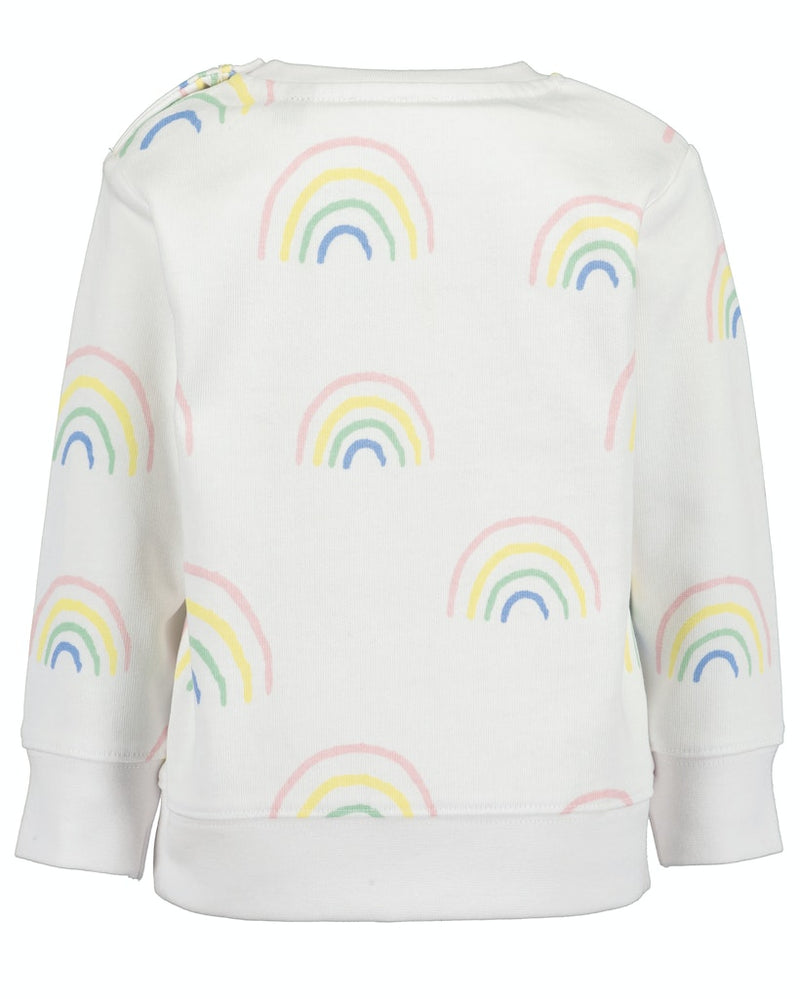 Rainbow Sweatshirt - White