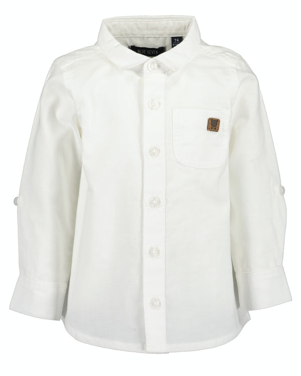 Chest Pocket Shirt - White