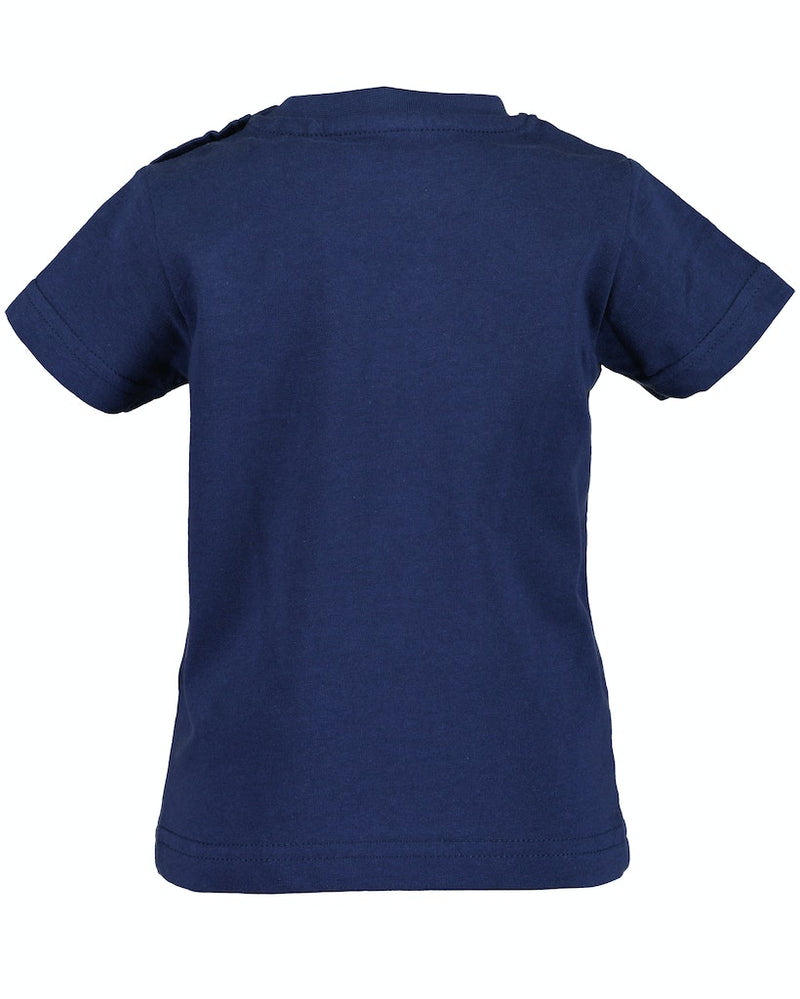 2Pc Set T-Shirt & Shorts - Dark Blue