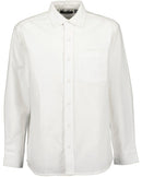 Chest Pocket Plain Shirt - White