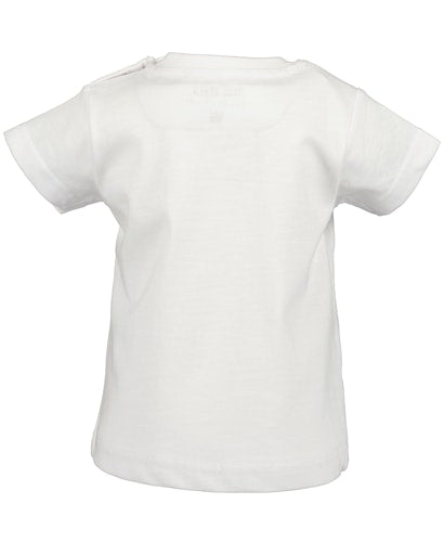 Side Applique T-Shirt - White