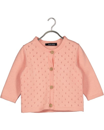 Raglan Sleeve Cardigan - Flamingo
