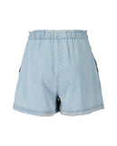 Drawstring Shorts - Light Blue