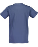Embossed Print T-Shirt - Blue