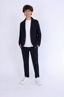 Patch Pocket Blazer - Night Blue