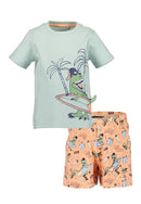 T-Shirt & Shorts Pyjama - Aqua
