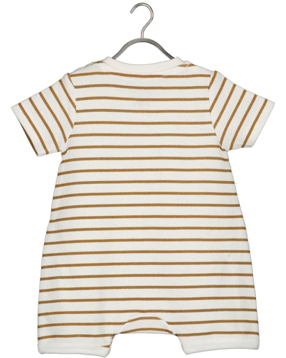 Round Neck Romper - Nut