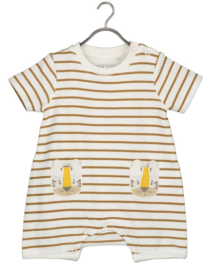 Round Neck Romper - Nut