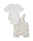 Baby Boy Body & Shorts - White