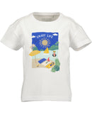 Girls Glitter Print T-Shirt - White