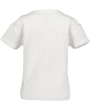 Girls Glitter Print T-Shirt - White