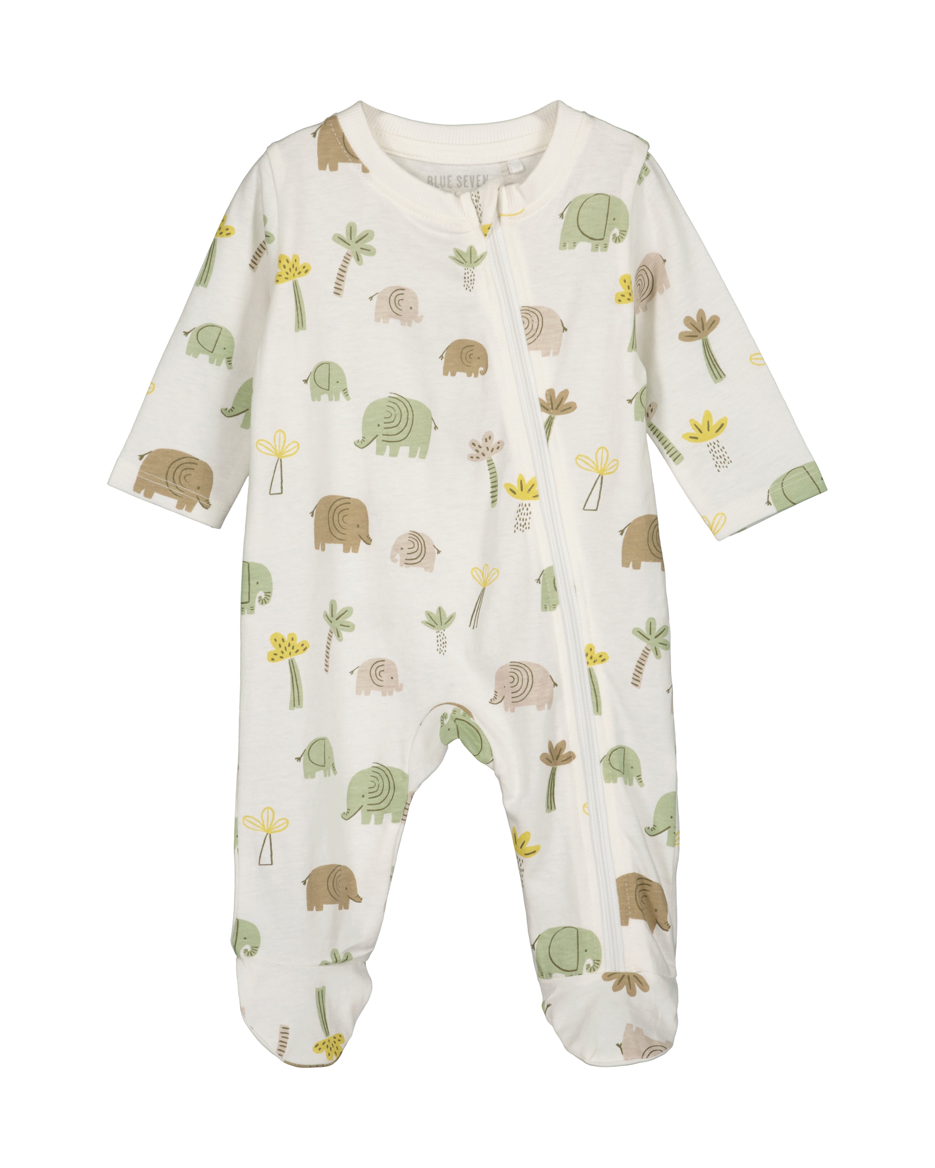 Animal Motive Boys Romper - Offwhite