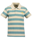 Striped Polo Shirt - Pebble