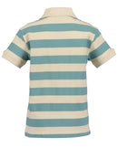 Striped Polo Shirt - Pebble