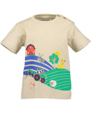 Print T-Shirt &amp; Shorts - Pebble