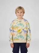 Animal Motif Sweatshirt - Pebble