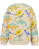Animal Motif Sweatshirt - Pebble