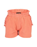 Side Frill Shorts - Salmon