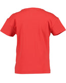 Girls Glitter Print T-Shirt - Red
