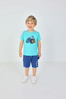Side Pocket Shorts - Ocean