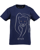 Animal Motif T-Shirt - Dark Blue