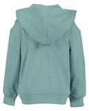 Animal Motif Zip Hoodie - Glacier