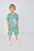 Side Finn Shorts - Glacier