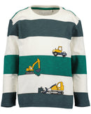 Digger Striped T-Shirt - Offwhite