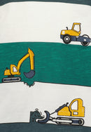 Digger Striped T-Shirt - Offwhite