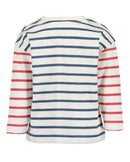 Dinosaur Stripe T-Shirt - Off White