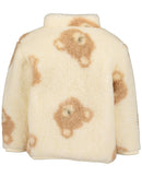 Zipped Fleece Jacket - Offwhite