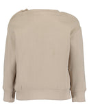 Animal Motif Sweatshirt - Pebble