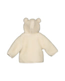 Hooded Fleece Jacket - Pebble