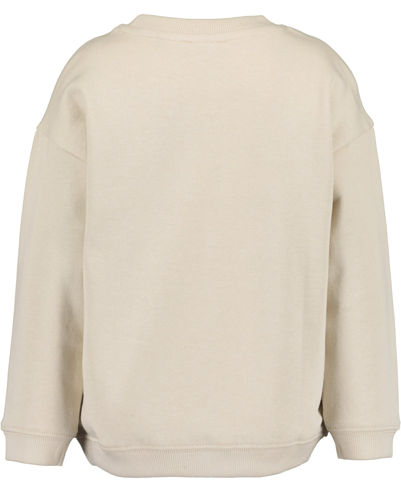 Tractor Applique Sweatshirt - Pebble