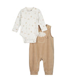 Blue Seven Animal Motif Body & Romper - Camel