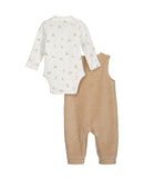Blue Seven Animal Motif Body & Romper - Camel