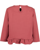 Animal Motif Sweatshirt - Mauve