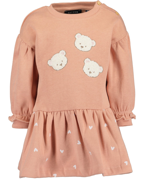 Animal Motif Dress - Mauve