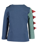 Dinosaur Motif T-Shirt - Ocean