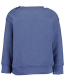 Animal Motif Sweatshirt - Jeans Blue