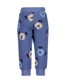Animal Motif Joggers - Jeans Blue