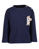 Animal Motif T-Shirt - Ultramarine